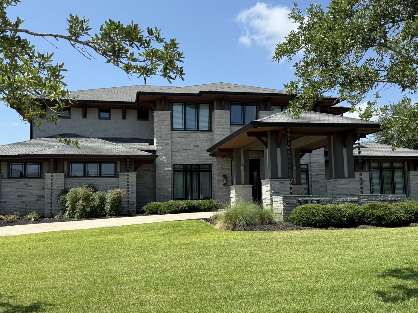Prairie residence — Charcoal Elite, front entry