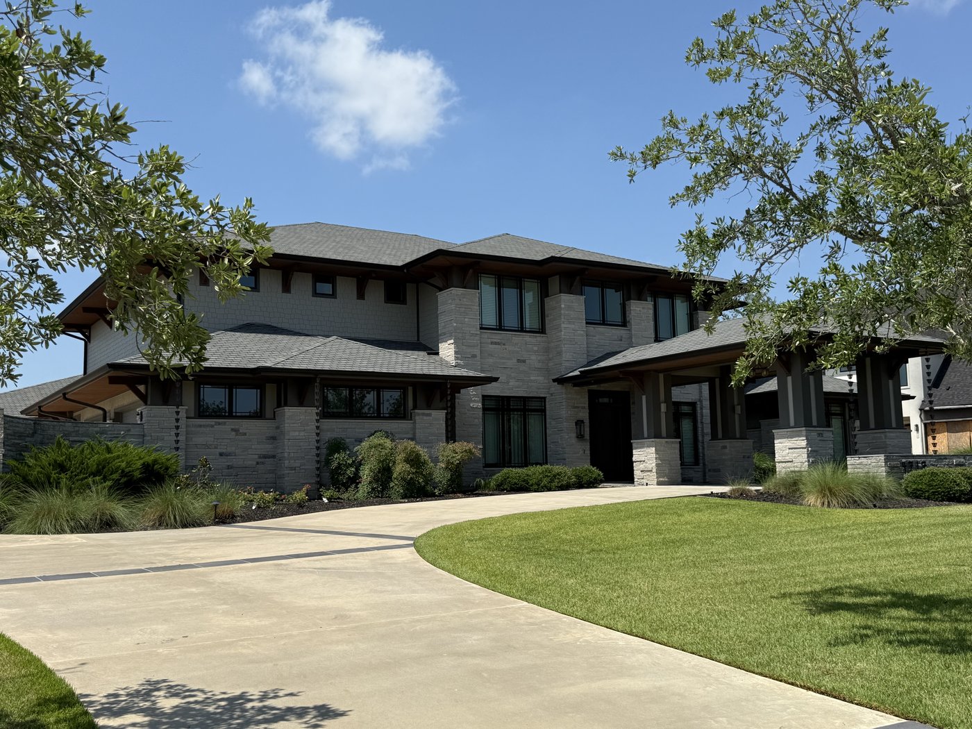 Prairie residence — Charcoal Elite, wide elevation