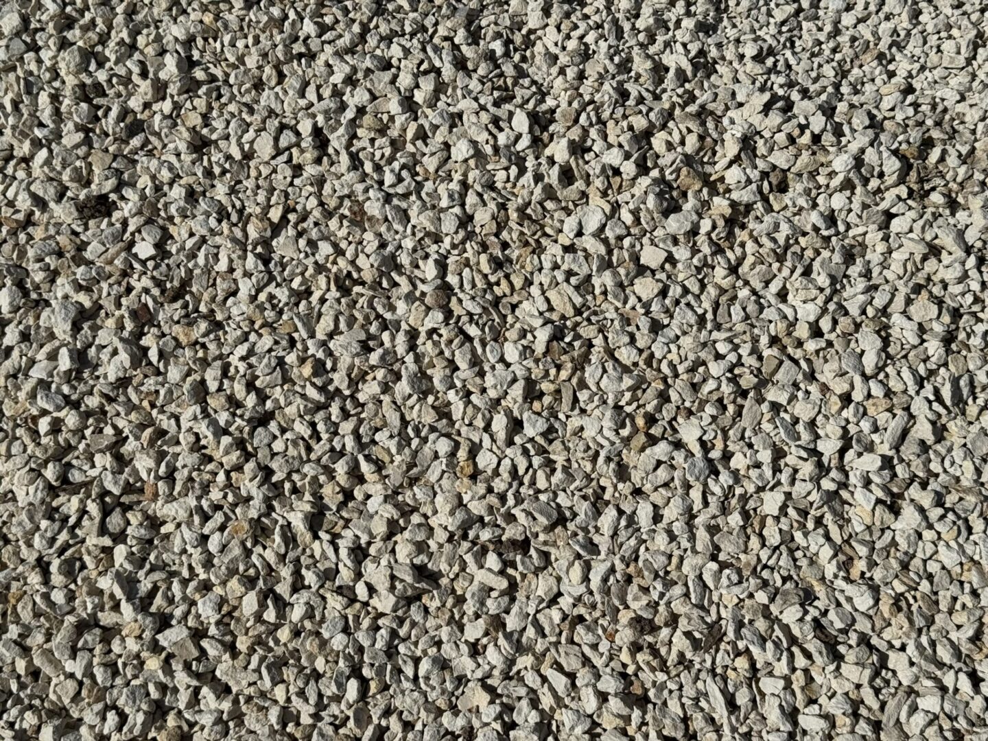 A close up of the ground that is gravel